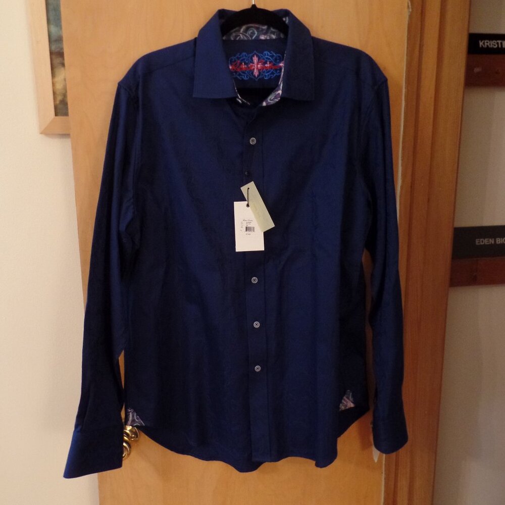 NEW Navy Robert Graham Shirt